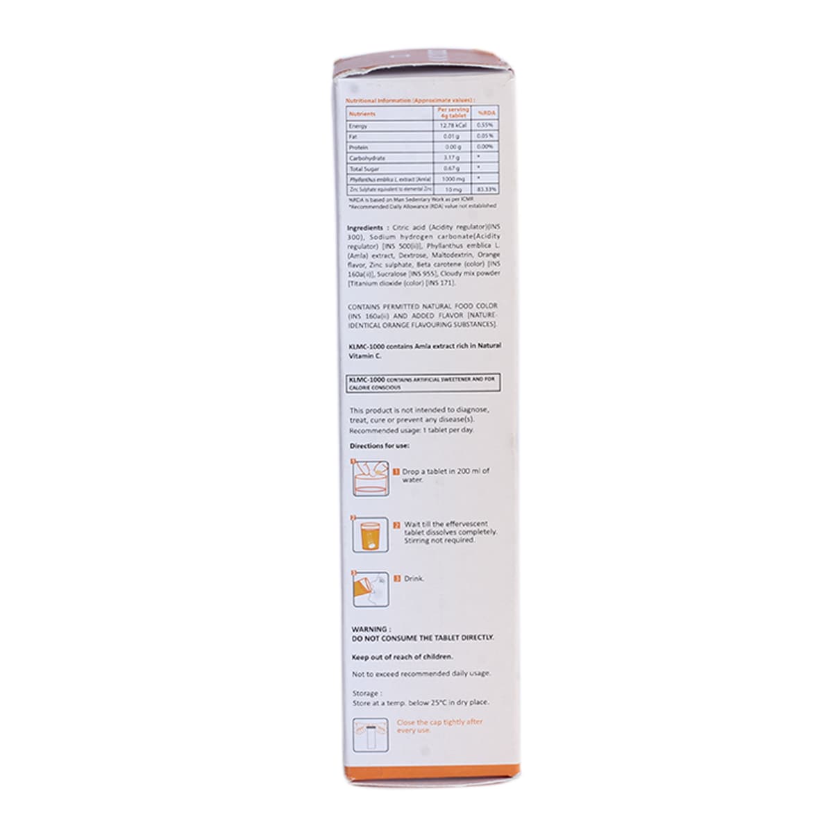 KLMC 1000 Effervescent Tablet 20's, Pack of 1 KLMC 1000 Effervescent Tablet 20's, Pack of 1