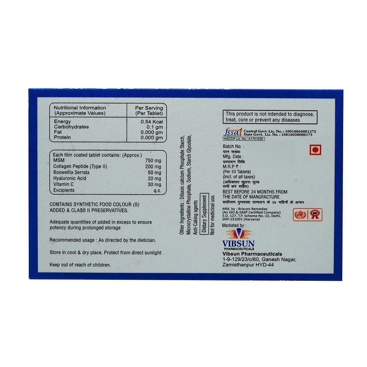 Kneeton C2 Tablet 10's, Pack of 10 TabletS Kneeton C2 Tablet 10's, Pack of 10 TabletS