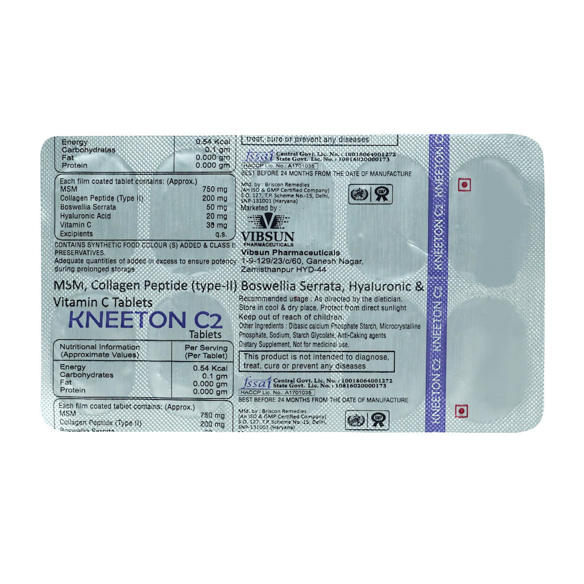 Kneeton C2 Tablet 10's, Pack of 10 TabletS Kneeton C2 Tablet 10's, Pack of 10 TabletS