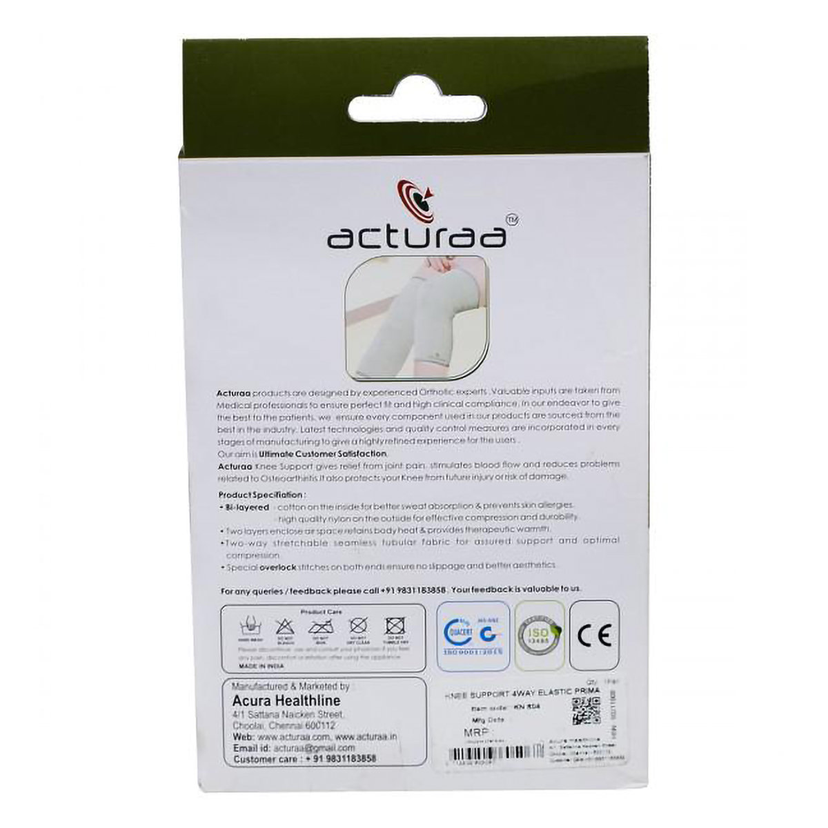 Acura Knee Support Prima XXL, 1 Count, Pack of 1 Acura Knee Support Prima XXL, 1 Count, Pack of 1