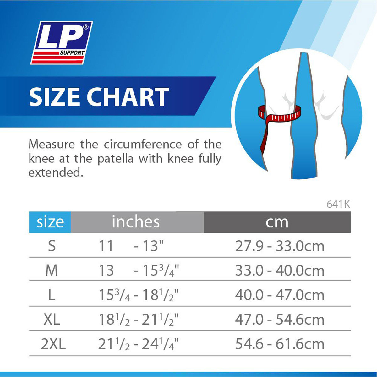 LP Knee Support Large, 1 Count, Pack of 1 LP Knee Support Large, 1 Count, Pack of 1