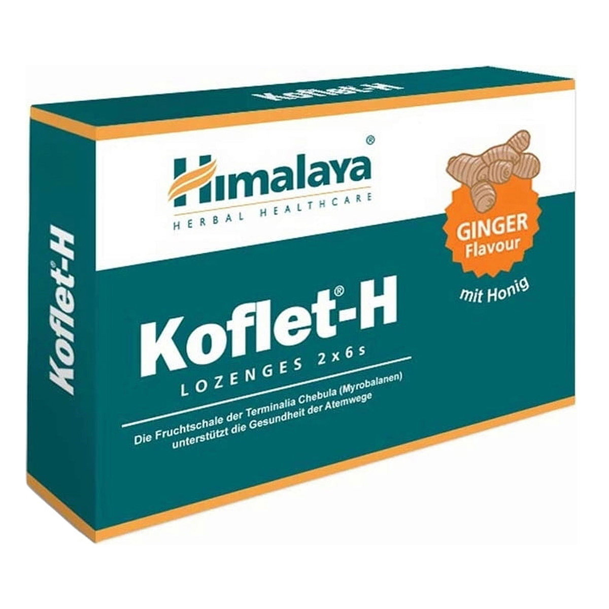Himalaya Koflet-H Ginger Lozenges, 6 Count, Pack of 6 Himalaya Koflet-H Ginger Lozenges, 6 Count, Pack of 6