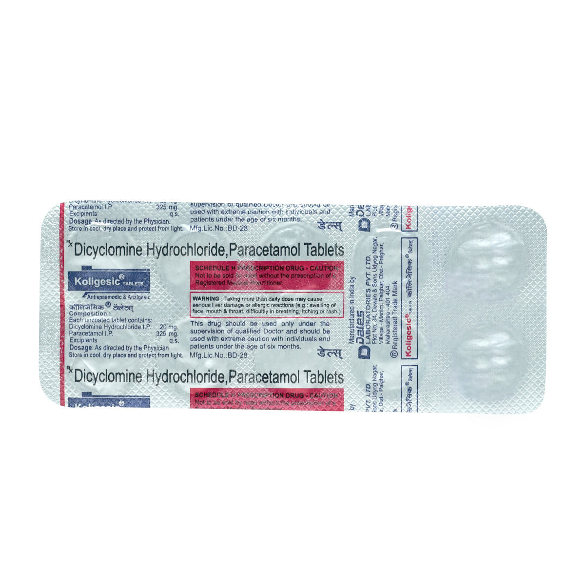 Buy KOLIGESIC TABLET Online