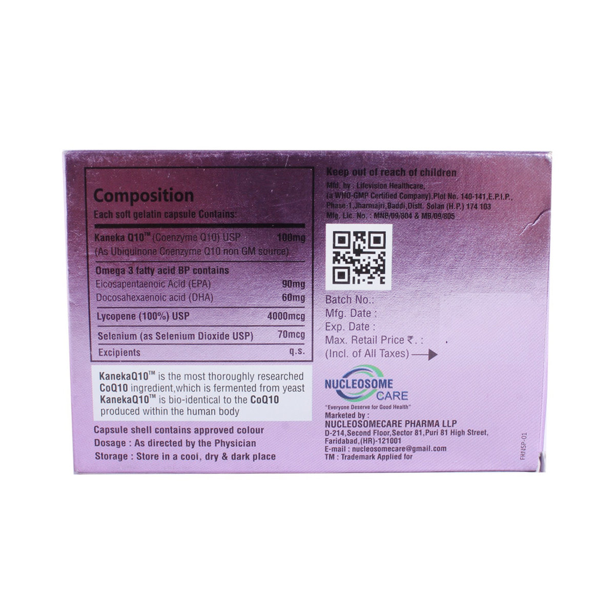 KQ-Some Softgel Capsule 10's, Pack of 10 CapsuleS KQ-Some Softgel Capsule 10's, Pack of 10 CapsuleS