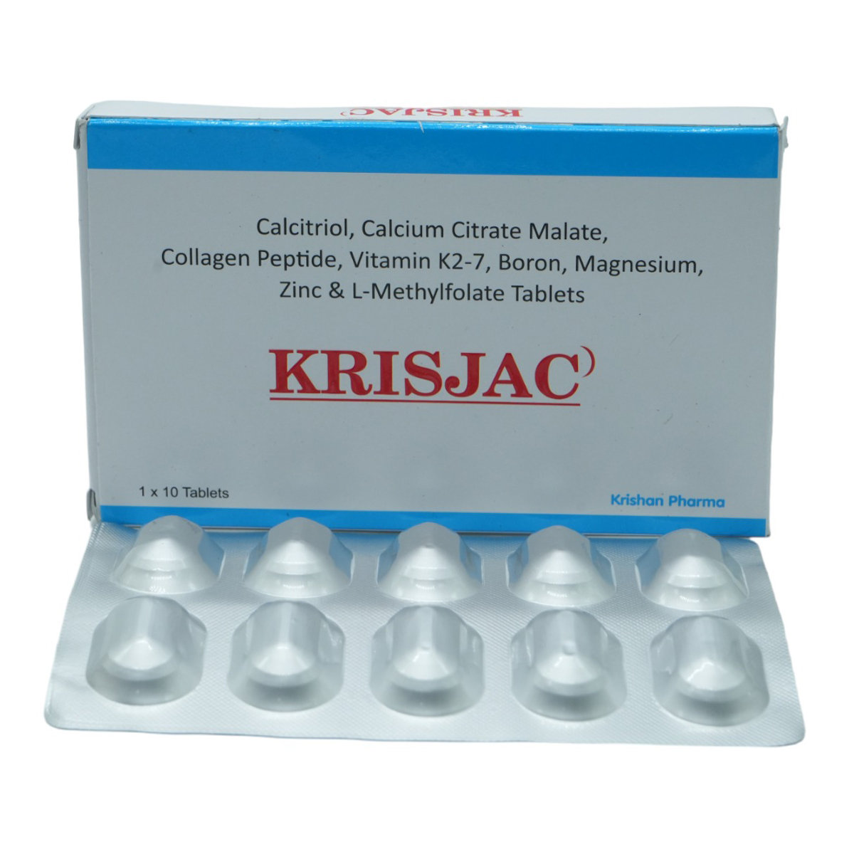 Krisjac Tab 10'S, Pack of 10 TABLETS Krisjac Tab 10'S, Pack of 10 TABLETS