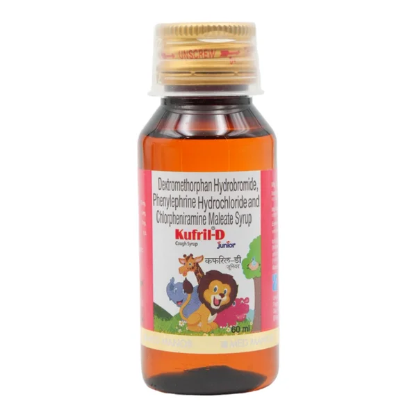 Kufril-D Junior Syrup 60 ml, Pack of 1