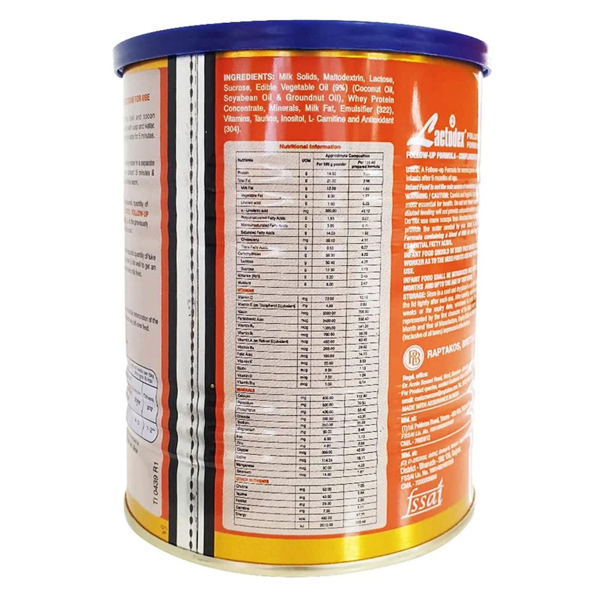 Lactodex Follow-Up Formula Stage 2 Powder for After 6 Months Baby, 500 gm, Pack of 1 Lactodex Follow-Up Formula Stage 2 Powder for After 6 Months Baby, 500 gm, Pack of 1