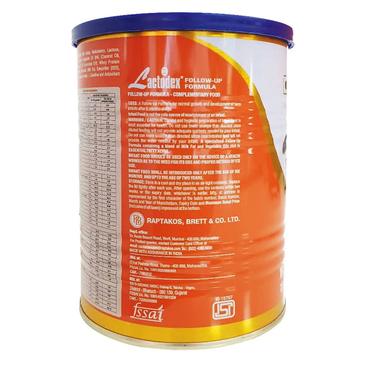 Lactodex Follow-Up Formula Stage 2 Powder for After 6 Months Baby, 500 gm, Pack of 1 Lactodex Follow-Up Formula Stage 2 Powder for After 6 Months Baby, 500 gm, Pack of 1