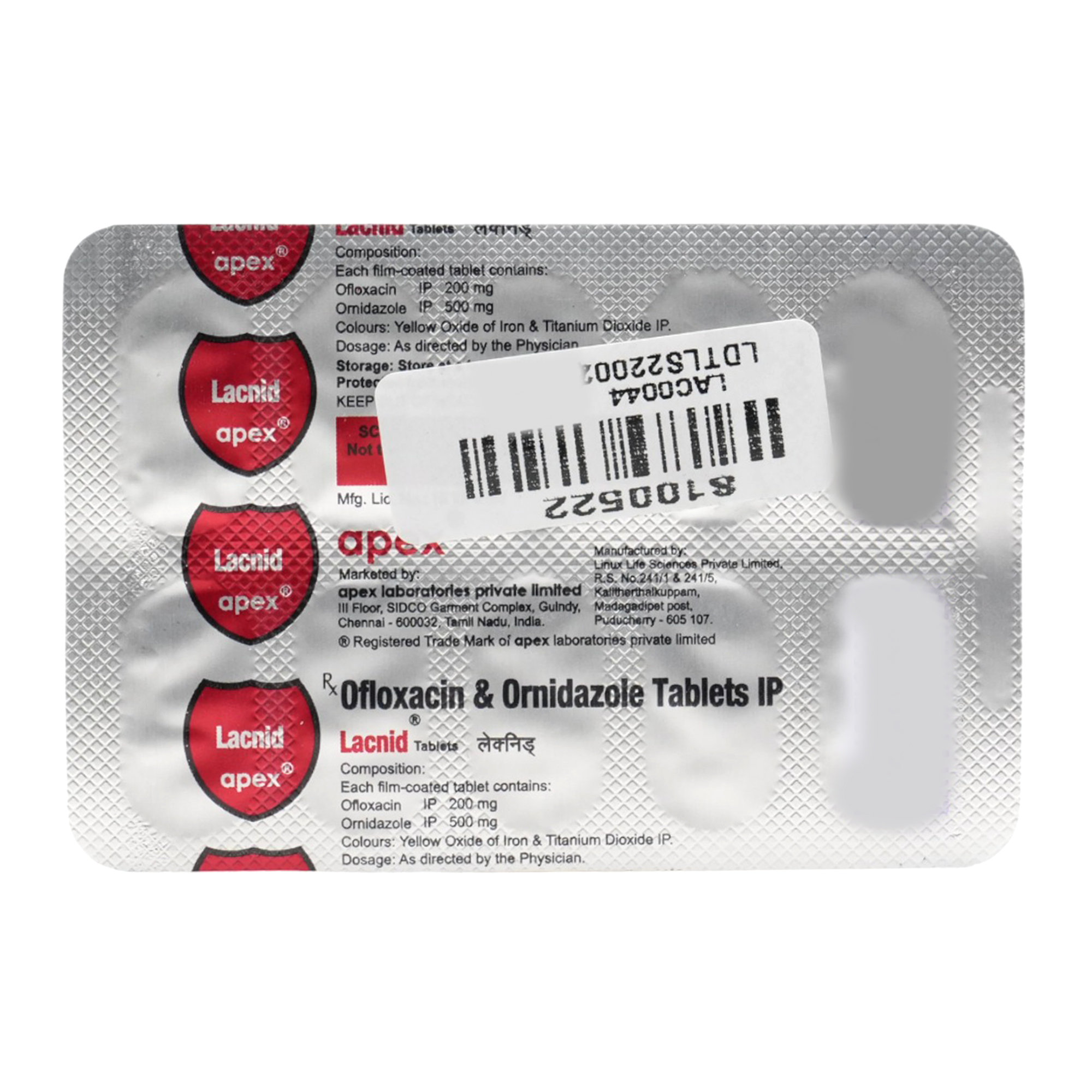 LACNID TABLET, Pack of 10 TabletS LACNID TABLET, Pack of 10 TabletS