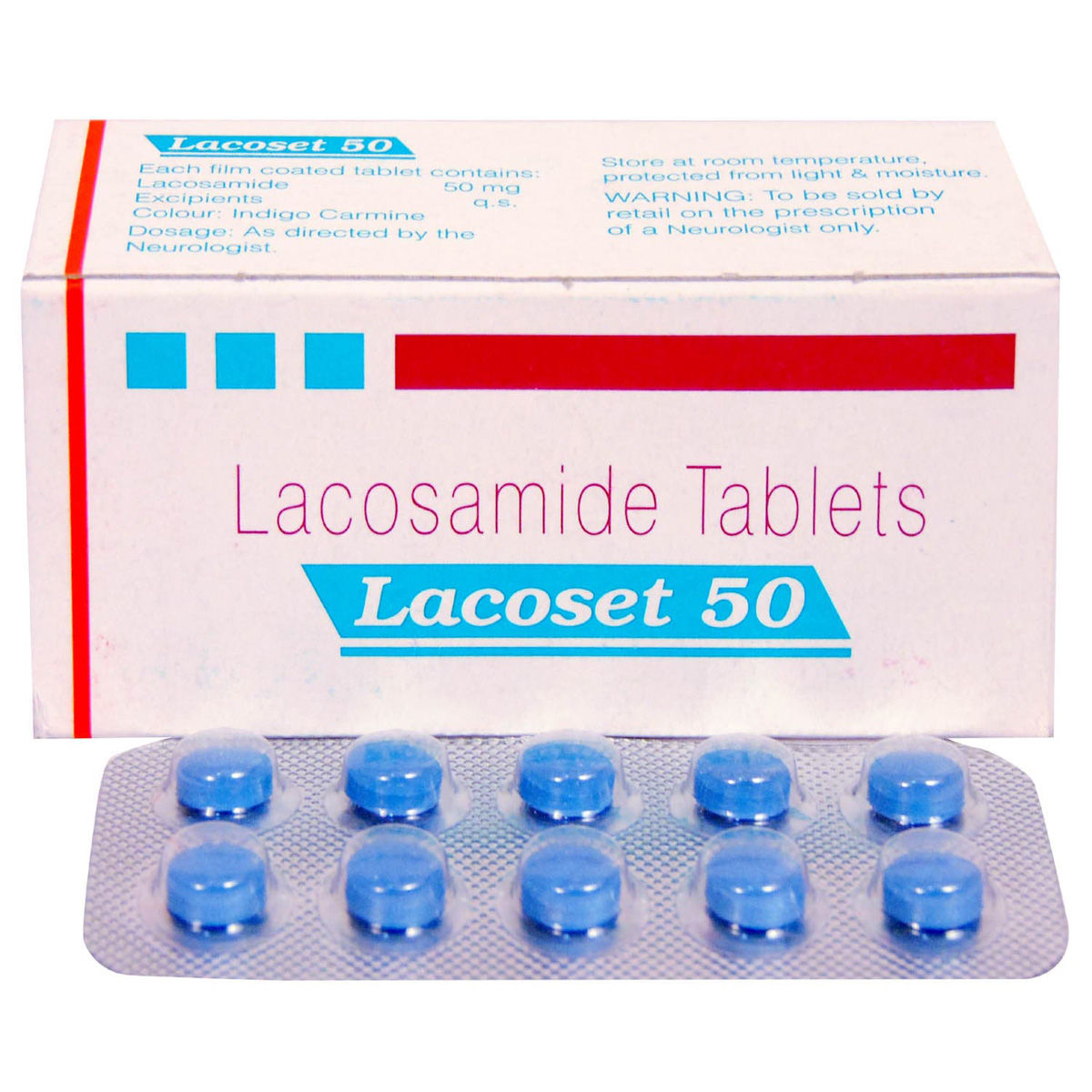 Buy Lacoset 50 Tablet 10's Online