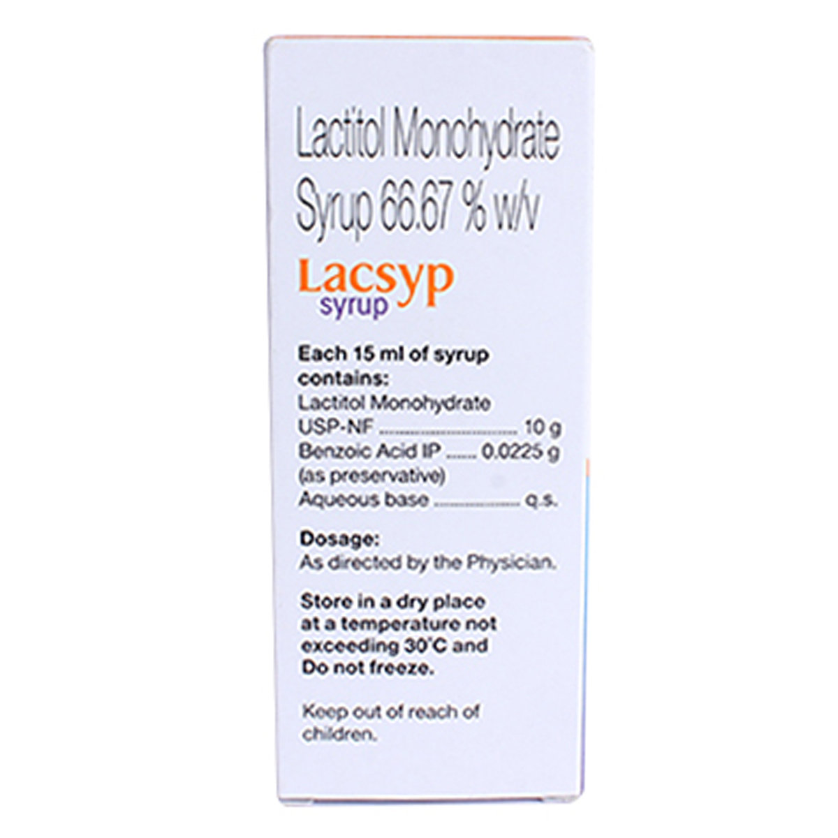 Lacsyp Syrup 100 ml, Pack of 1 Syrup Lacsyp Syrup 100 ml, Pack of 1 Syrup