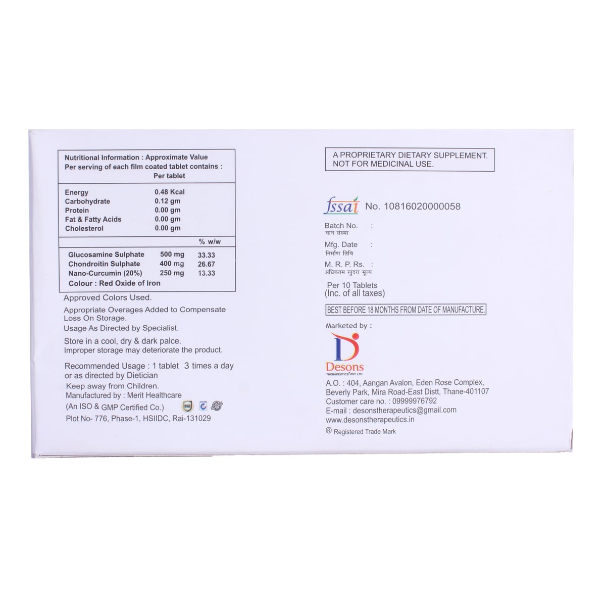 Lacartiz Tablet 10's, Pack of 10 Lacartiz Tablet 10's, Pack of 10