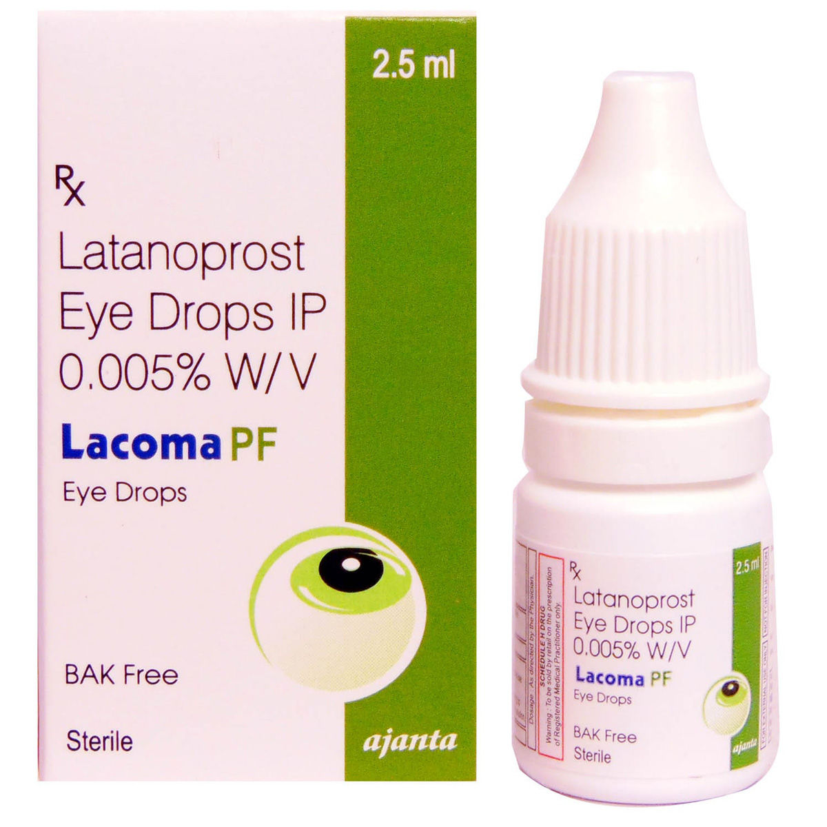 Buy Lacoma PF Eye Drops 2.5 ml Online