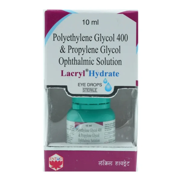 Lacryl Hydrate Eye Drops 10 ml, Pack of 1 EYE DROPS