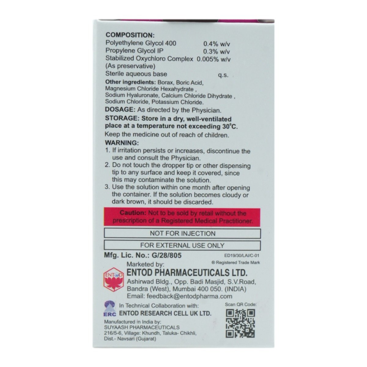 Lacryl Hydrate Eye Drops 10 ml, Pack of 1 EYE DROPS Lacryl Hydrate Eye Drops 10 ml, Pack of 1 EYE DROPS