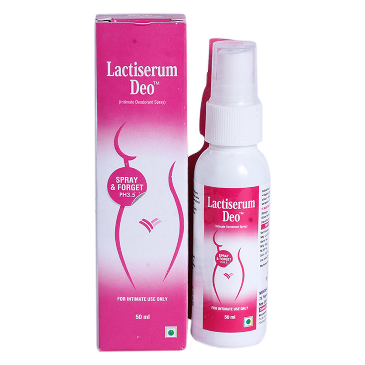 Lactiserum Intimate Deo Spray, 50 ml, Pack of 1 Lactiserum Intimate Deo Spray, 50 ml, Pack of 1