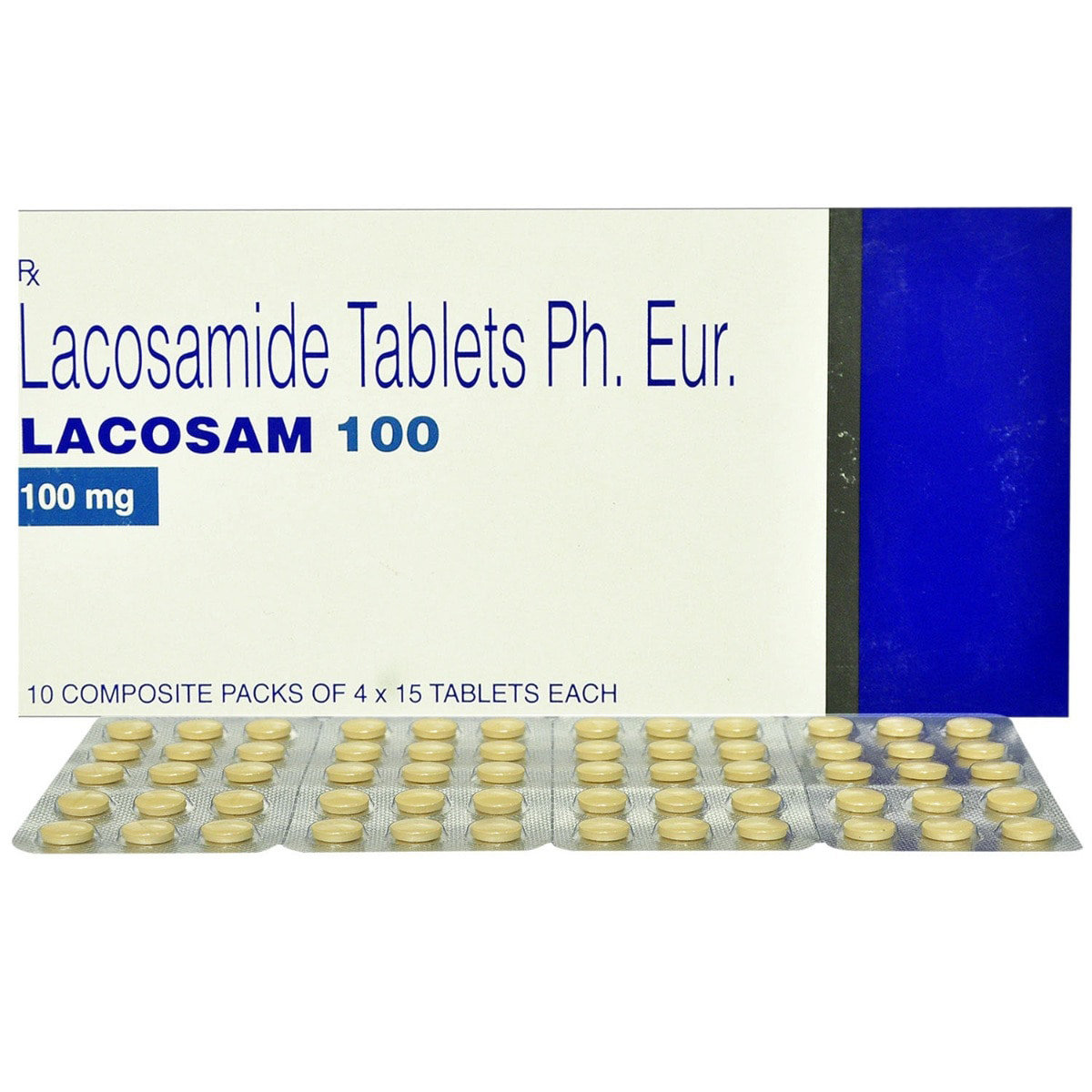 Lacosam 100 Tablet 15's, Pack of 15 TABLETS Lacosam 100 Tablet 15's, Pack of 15 TABLETS
