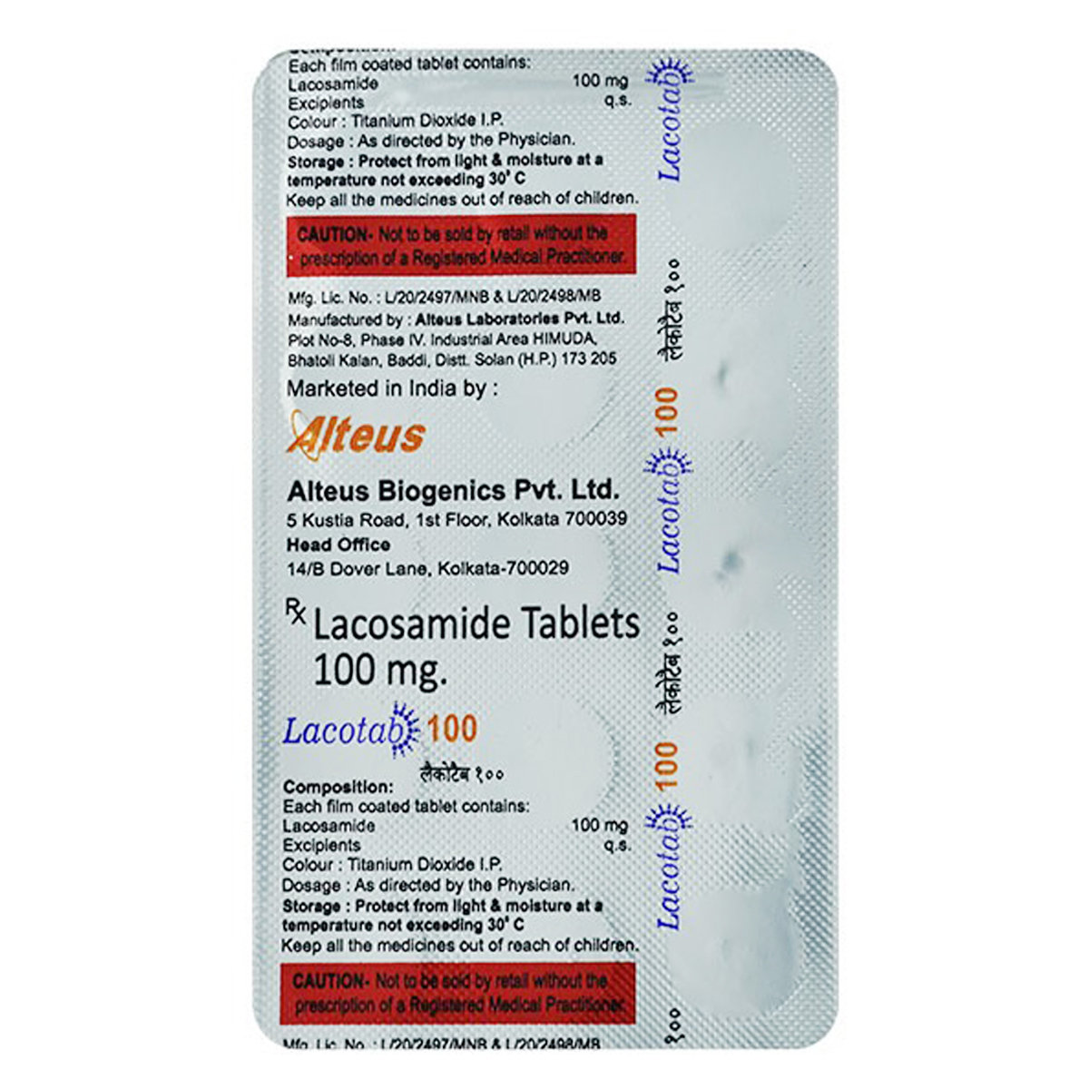 Lacotab 100 Tablet 15's, Pack of 15 TabletS Lacotab 100 Tablet 15's, Pack of 15 TabletS