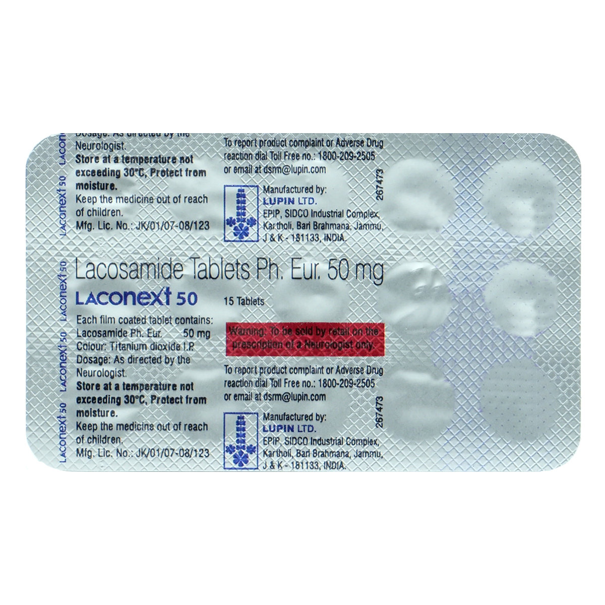 Laconext 50 Tablet 15's, Pack of 15 TabletS Laconext 50 Tablet 15's, Pack of 15 TabletS