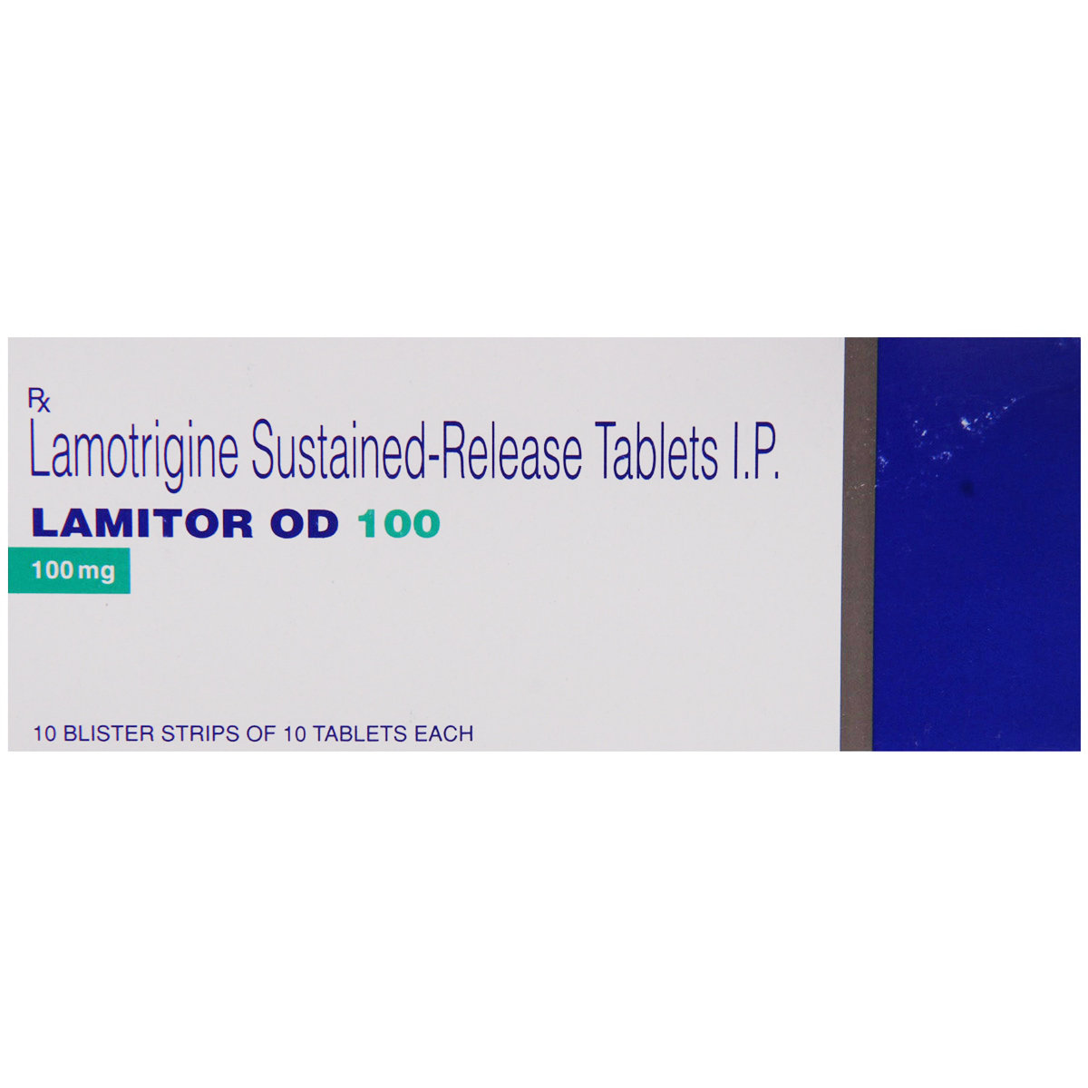 Lamitor OD 100 Tablet 10's, Pack of 10 TABLETS Lamitor OD 100 Tablet 10's, Pack of 10 TABLETS