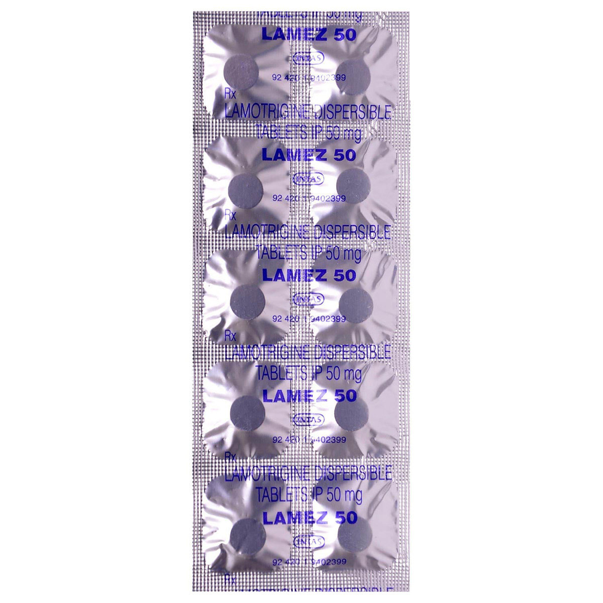 Lamez 50 Tablet 10's, Pack of 10 TABLETS Lamez 50 Tablet 10's, Pack of 10 TABLETS