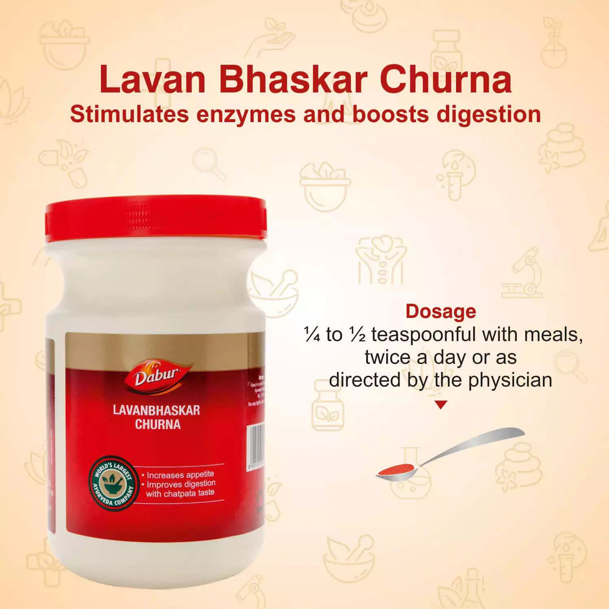 Dabur Lavanbhaskar Churna, 60 gm, Pack of 1 Dabur Lavanbhaskar Churna, 60 gm, Pack of 1