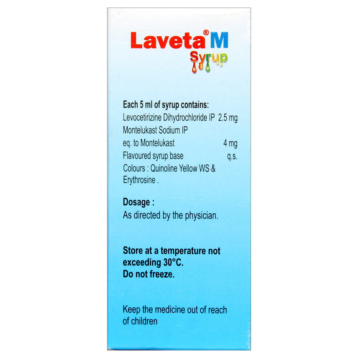Laveta M Syrup 60 ml, Pack of 1 Syrup Laveta M Syrup 60 ml, Pack of 1 Syrup