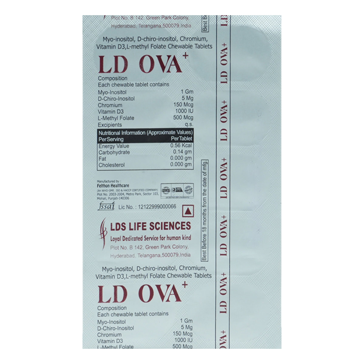LD Ova+ Tablet 10's, Pack of 10 TabletS LD Ova+ Tablet 10's, Pack of 10 TabletS