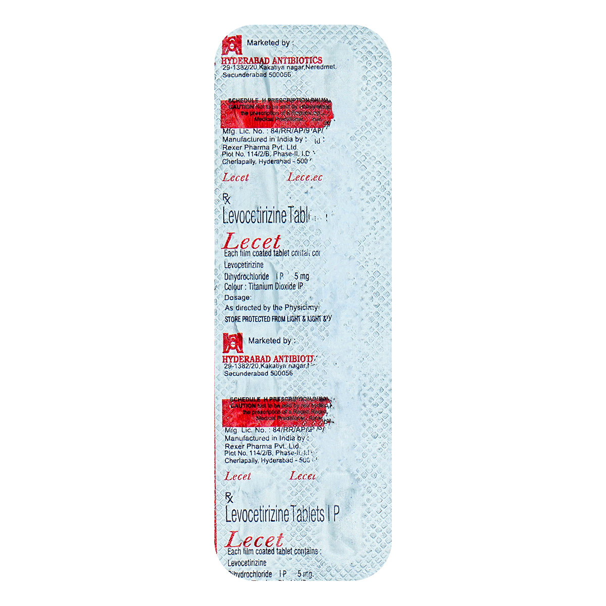 Lecet Tablet 10's, Pack of 10 IndiaS Lecet Tablet 10's, Pack of 10 IndiaS