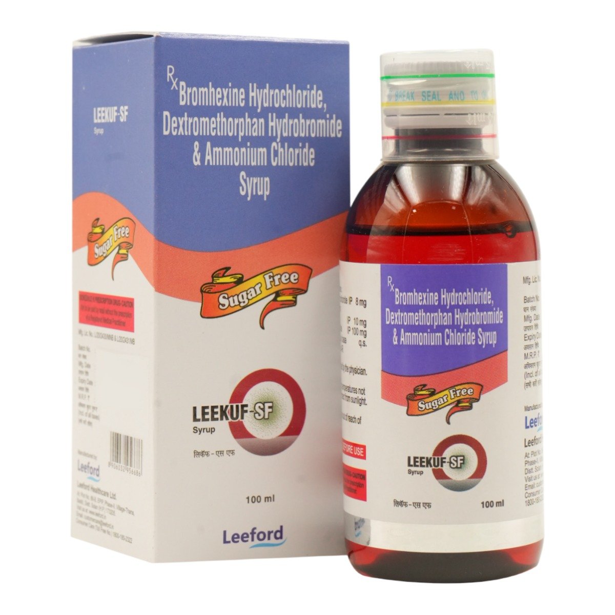 Leekuf-SF Syrup 100 ml, Pack of 1 Syrup Leekuf-SF Syrup 100 ml, Pack of 1 Syrup