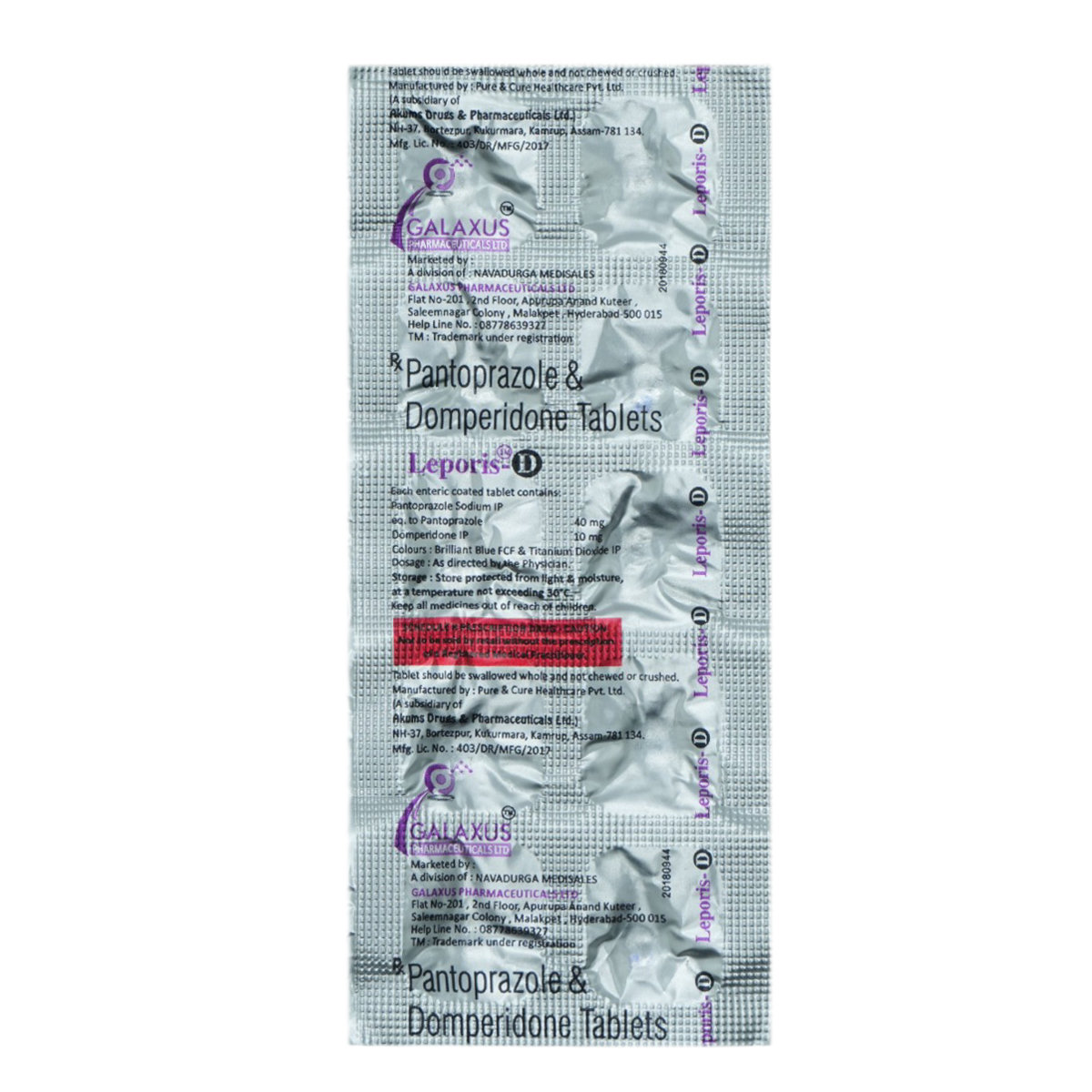 Leporis-D Tablet 10's, Pack of 10 TabletS Leporis-D Tablet 10's, Pack of 10 TabletS