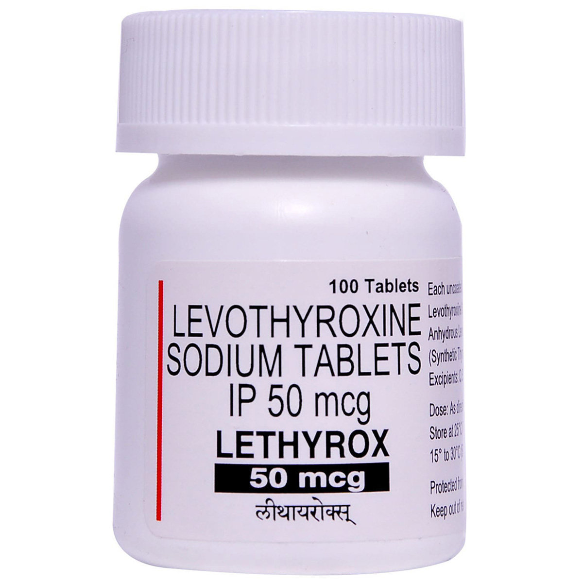 Lethyrox 50 mcg Tablet 100's, Pack of 1 Tablet Lethyrox 50 mcg Tablet 100's, Pack of 1 Tablet