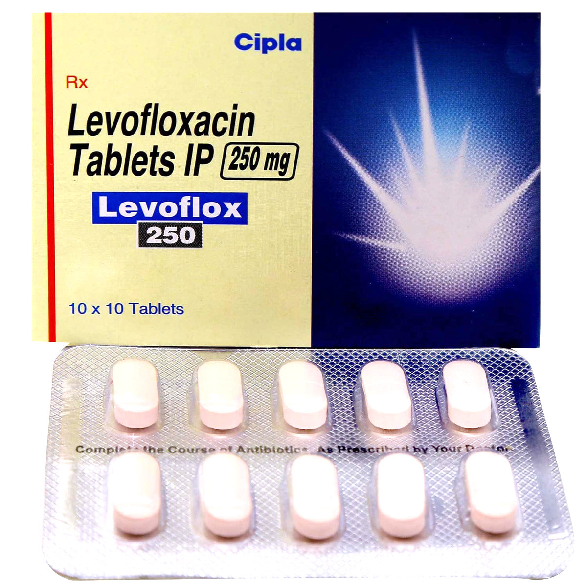 Levoflox 250 Tablet 10's, Pack of 10 TABLETS Levoflox 250 Tablet 10's, Pack of 10 TABLETS