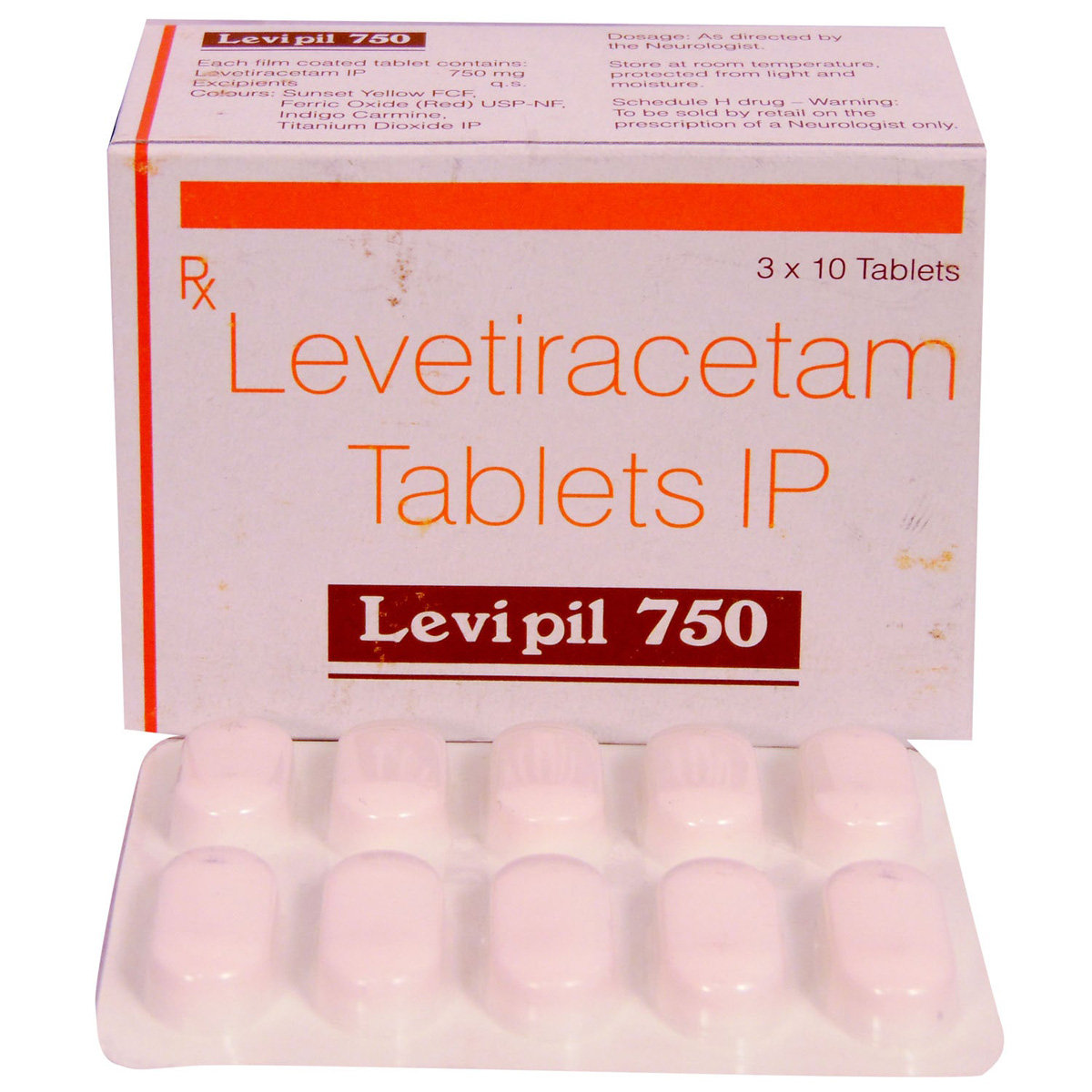 Levipil 750 Tablet 10's, Pack of 10 TABLETS Levipil 750 Tablet 10's, Pack of 10 TABLETS