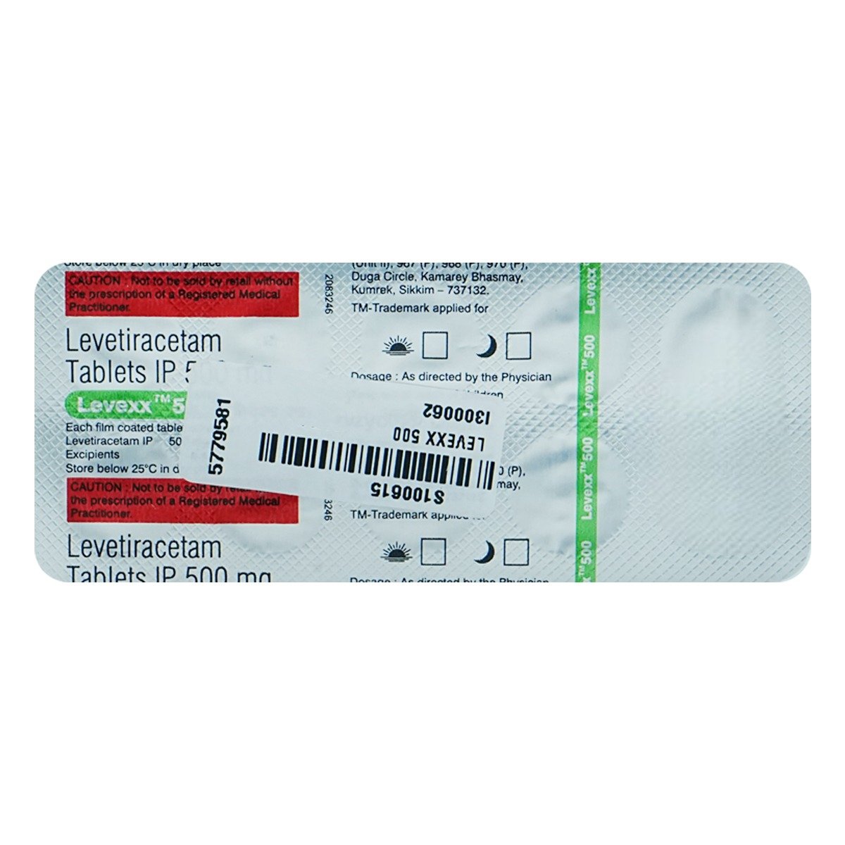 Levexx 500 Tablet 10's, Pack of 10 TABLETS Levexx 500 Tablet 10's, Pack of 10 TABLETS