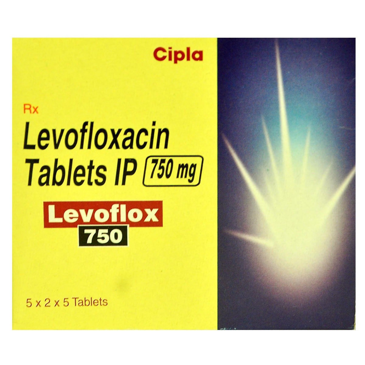 Levoflox 750 Tablet 5's, Pack of 5 TABLETS Levoflox 750 Tablet 5's, Pack of 5 TABLETS