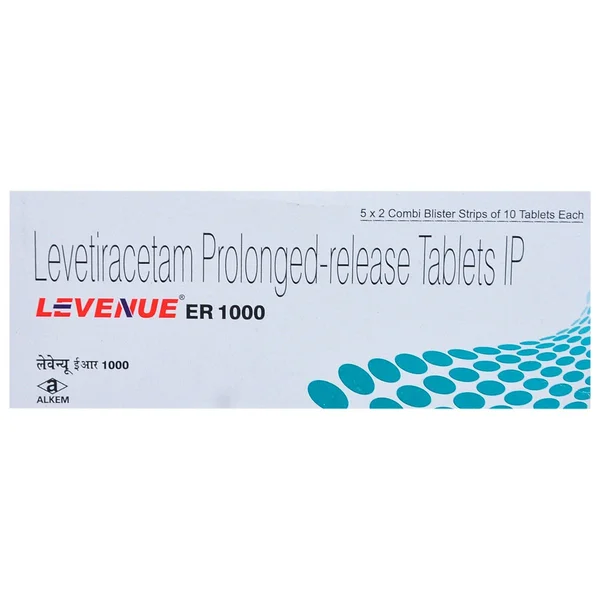 Levenue ER 1000 Tablet 10's, Pack of 10 TabletS