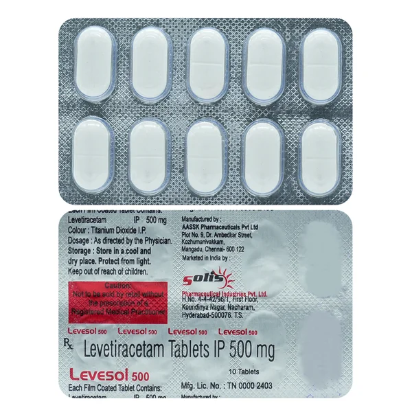 Levesol 500 mg Tablet 10's, Pack of 10 TabletS