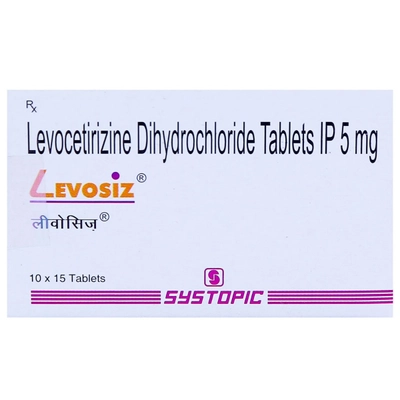 Levosiz Tablet 15's, Pack of 15 TABLETS