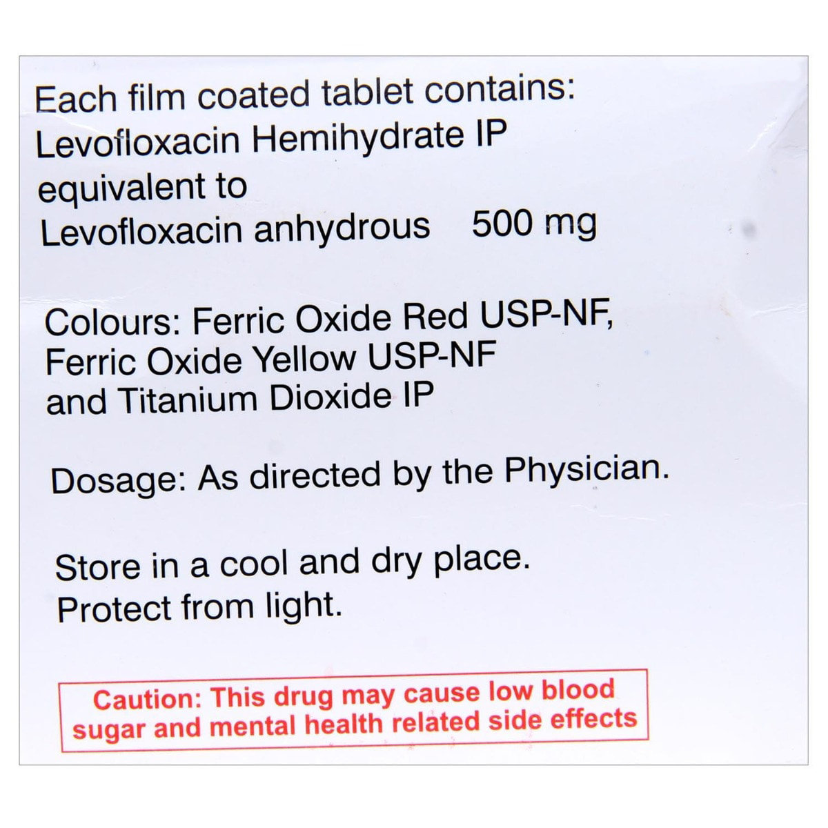Levomac 500 Tablet 10's, Pack of 10 TABLETS Levomac 500 Tablet 10's, Pack of 10 TABLETS