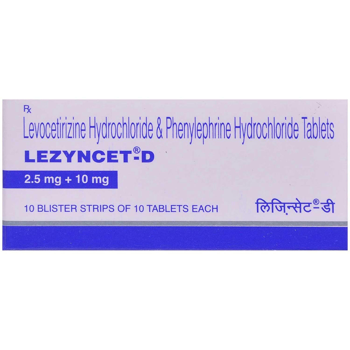 Buy Lezyncet-D Tablet 10's Online