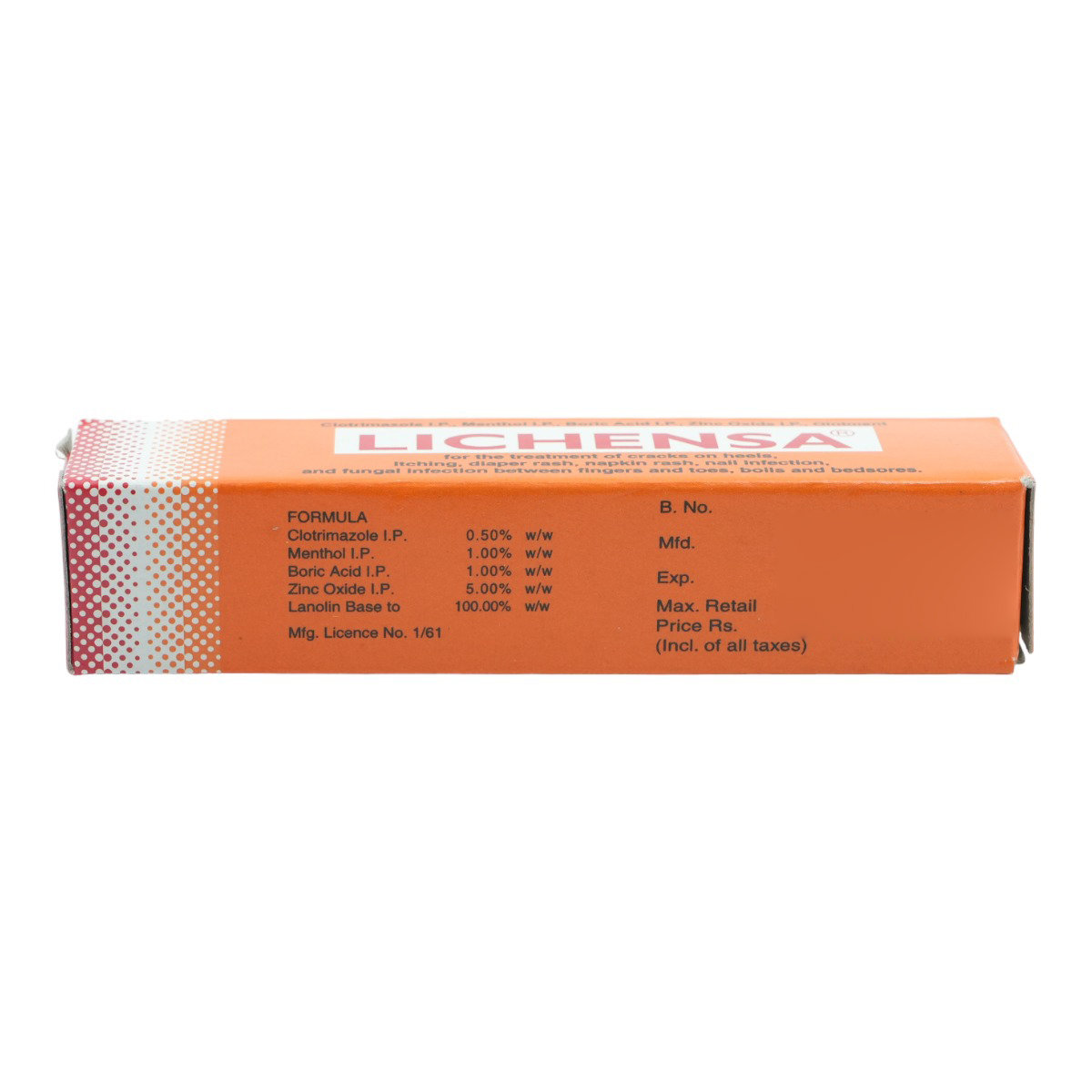 Lichensa Ointment 10 gm, Pack of 1 Ointment Lichensa Ointment 10 gm, Pack of 1 Ointment