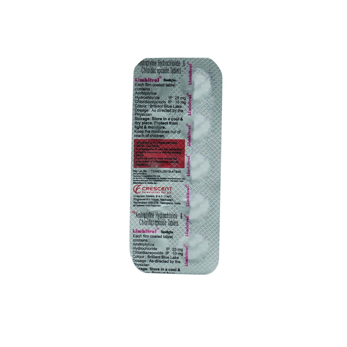 LIMBITROL TABLET, Pack of 10 TABLETS LIMBITROL TABLET, Pack of 10 TABLETS