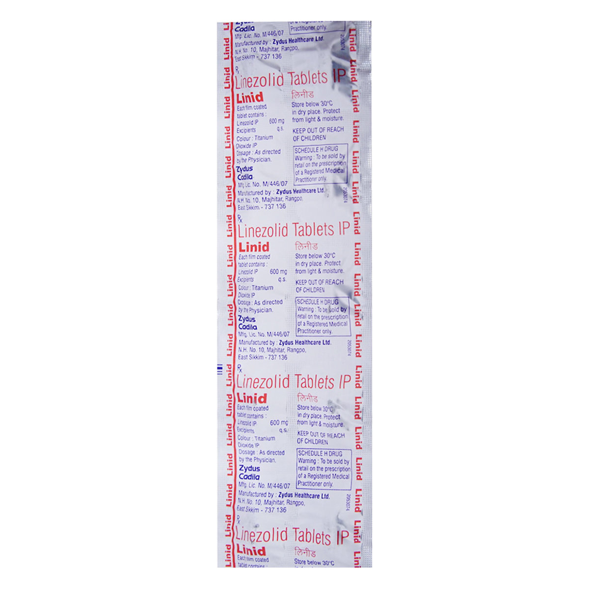 Linid 600 Tablet 10's, Pack of 10 TABLET MDS Linid 600 Tablet 10's, Pack of 10 TABLET MDS