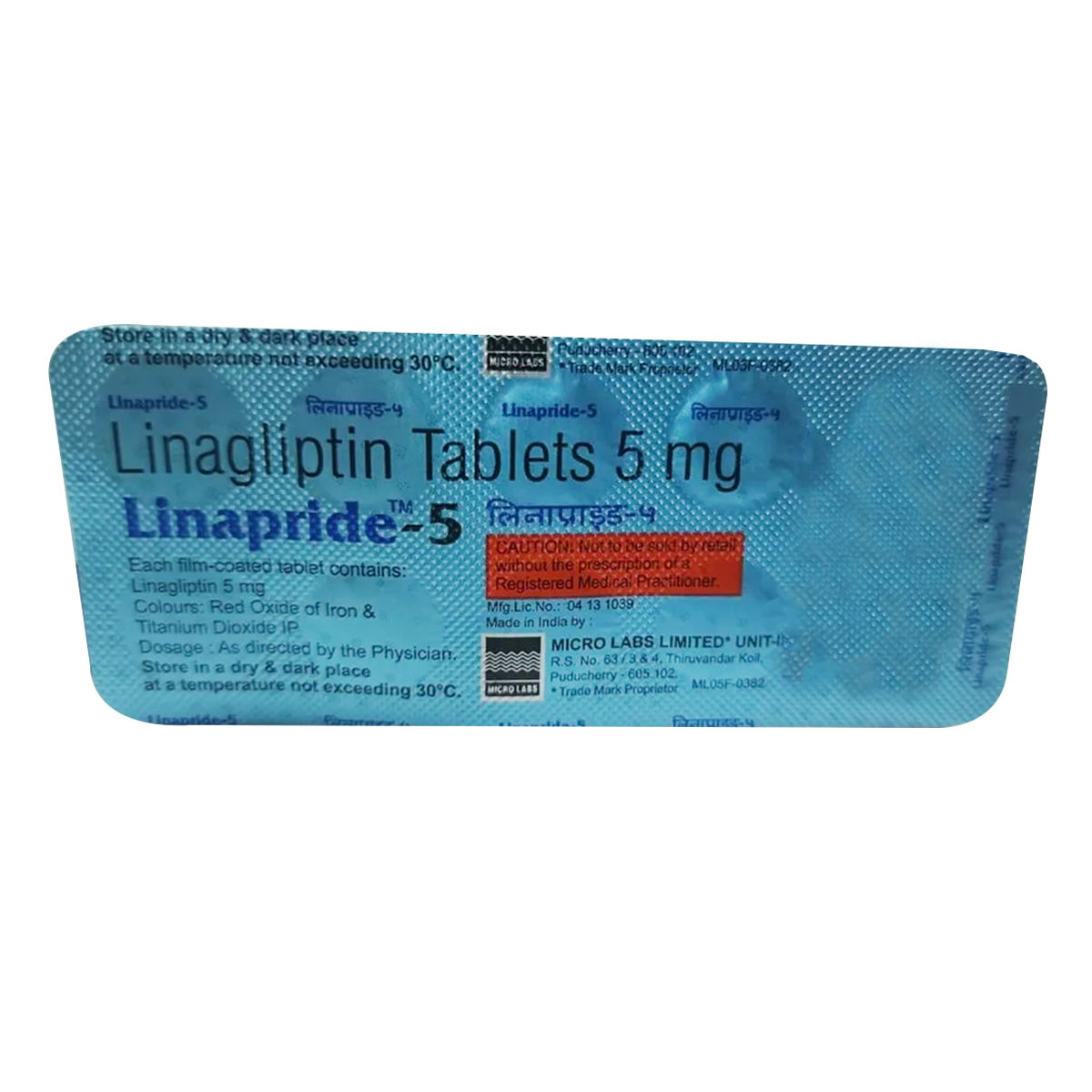 Buy Linapride-5 Tablet 10's Online