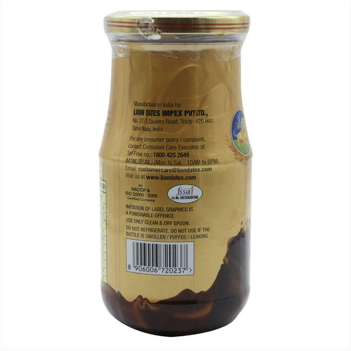 Lion Dates 500Gm Bottle, Pack of 1 Lion Dates 500Gm Bottle, Pack of 1