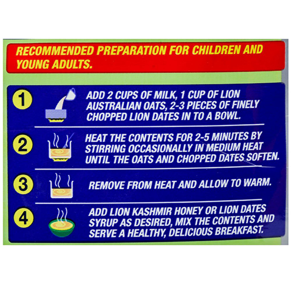 Lion Oats, 500 gm, Pack of 1 Lion Oats, 500 gm, Pack of 1