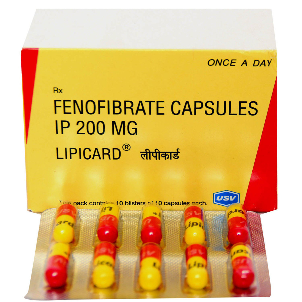 Lipicard Capsule 10's, Pack of 10 CAPSULES Lipicard Capsule 10's, Pack of 10 CAPSULES