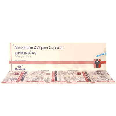 Lipikind-AS Capsule 10's, Pack of 10 CAPSULES