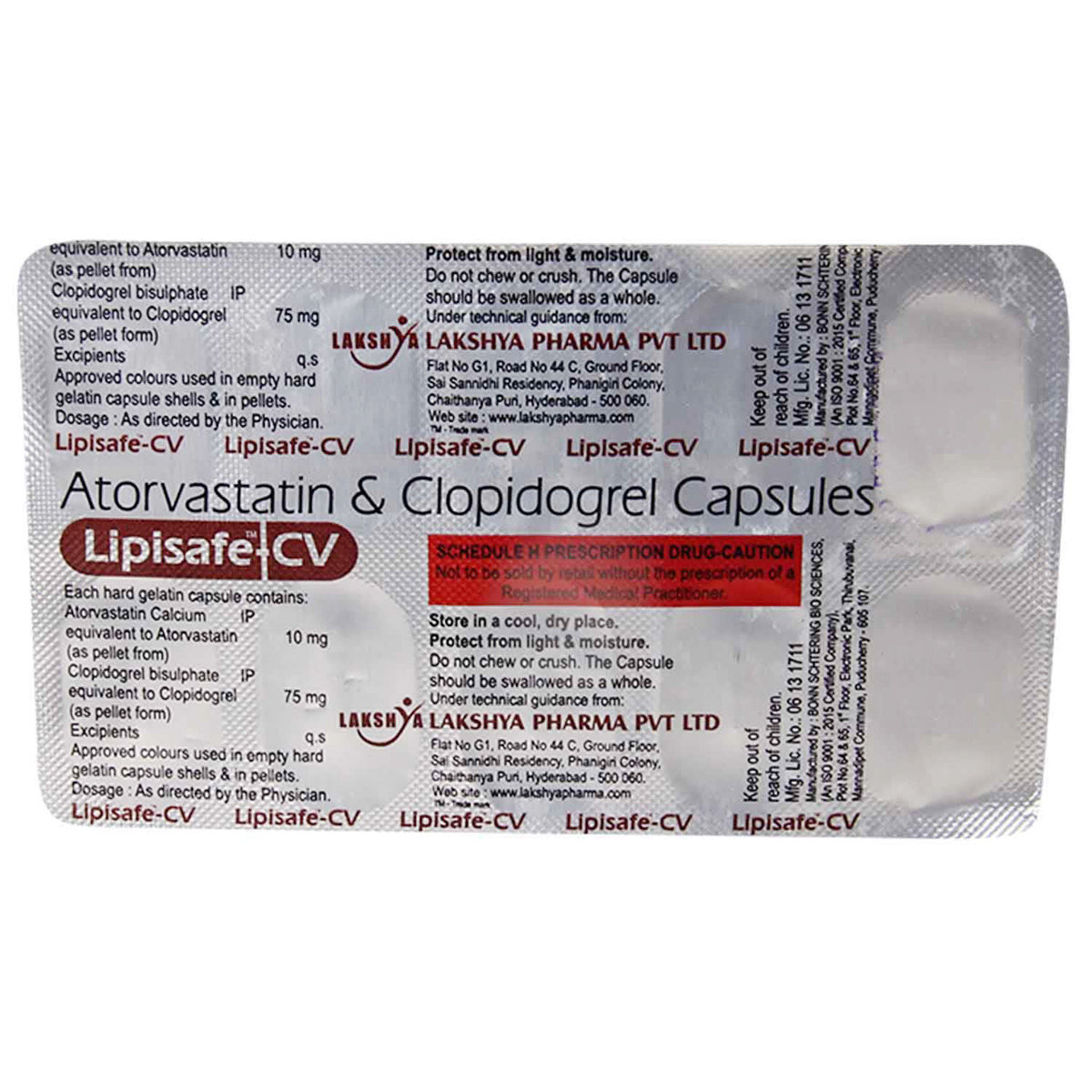 Lipisafe CV Capsule 10's, Pack of 10 CapsuleS Lipisafe CV Capsule 10's, Pack of 10 CapsuleS